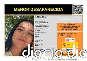 Buscan a una menor de 16 años desaparecida desde el 5 de agosto en Castronuño (Valladolid)