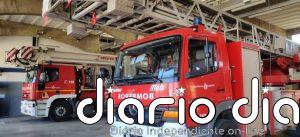 Calcinada una furgoneta aparcada en la confluencia de las calles Río Linares y Manantiales, en Logroño