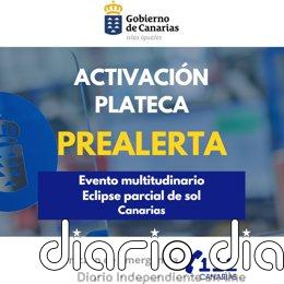 Canarias activa la prealerta del PLATECA por evento multitudinario ante el eclipse de sol hoy