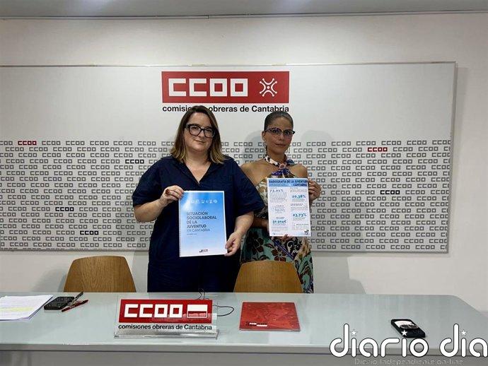 CCOO llama a que los buenos datos económicos "no eclipsen" la "precariedad" de los jóvenes cántabros