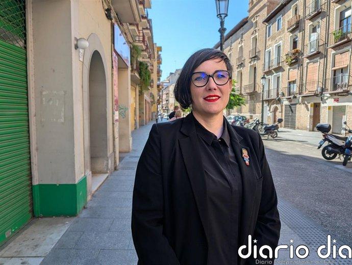 CHA reprocha al Gobierno de Aragón "falta de coordinación" ante el incendio de Las Peñas de Riglos