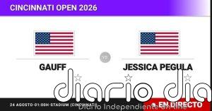 Coco Gauff - Jessica Pegula, en directo hoy: sigue el partido de Cincinnati Open