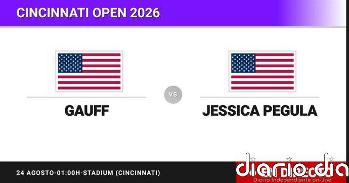 Coco Gauff - Jessica Pegula, en directo hoy: sigue el partido de Cincinnati Open