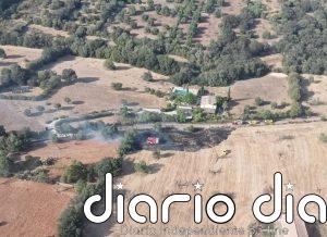 Combaten un incendio agrícola en Llubí