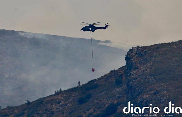 Controlado el incendio en Sierra Engarcerán (Castellón)