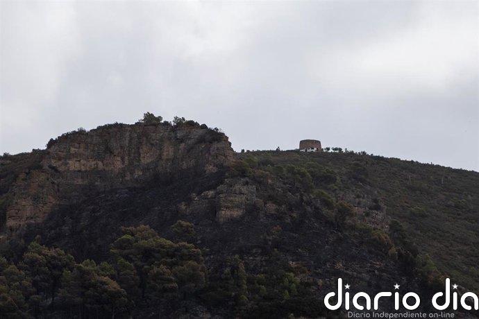 Controlado el incendio forestal de Segorbe tras calcinar desde el pasado jueves unas 630 hectáreas en la Calderona