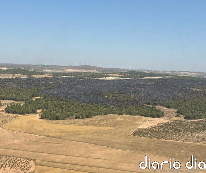 Controlado el incendio forestal en Inazares (Moratalla)