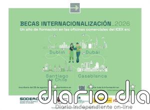 Convocadas las becas de comercio exterior de SODERCAN, con destinos en Dubái, Dublín, Casablanca y Santiago de Chile