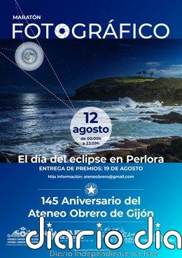 Convocan un maratón fotográfico en Perlora para capturar el día del eclipse solar