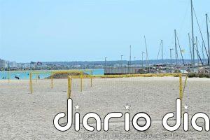 Cort instala dos campos de fútbol playa y una pista de vóley en la Playa de Palma