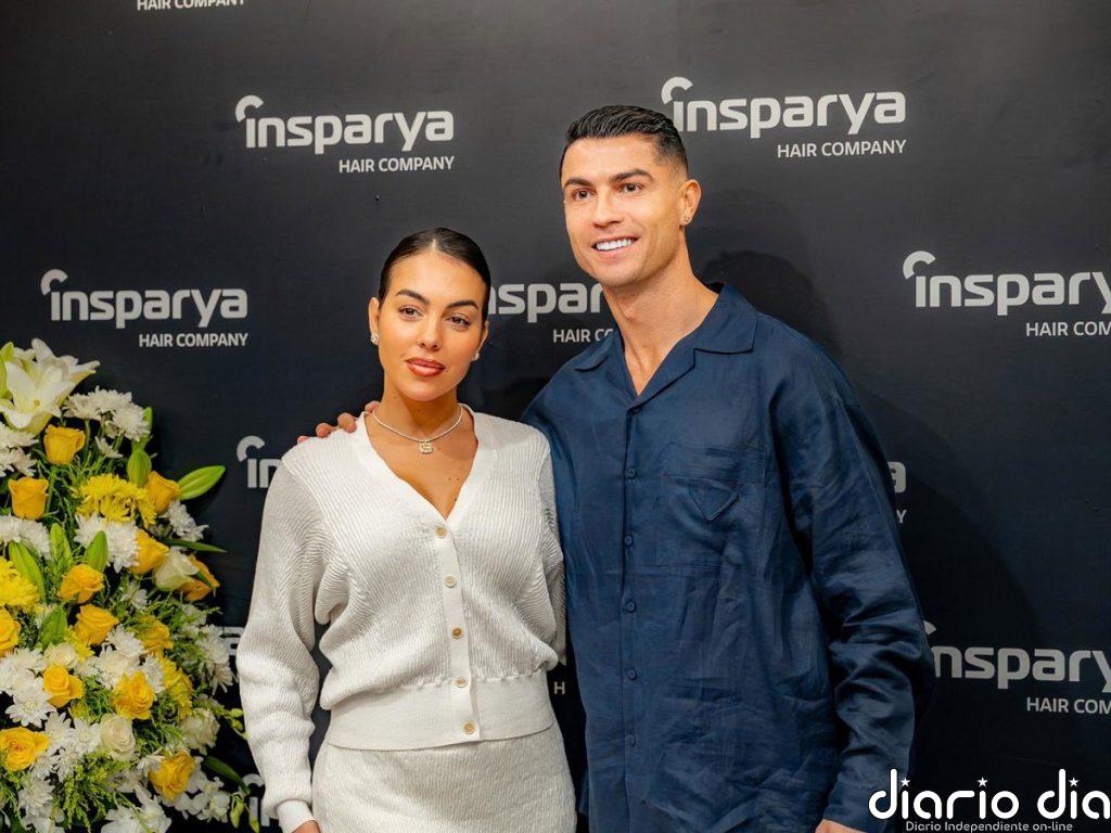 Cristiano Ronaldo y Georgina Rodríguez reaparecen como marido y mujer junto a sus hijos en el palco del Al-Nassr