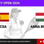 Cristina Bucsa - Anna Bondar, en directo hoy: sigue el partido de Monterrey Open