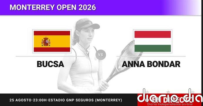 Cristina Bucsa - Anna Bondar, en directo hoy: sigue el partido de Monterrey Open