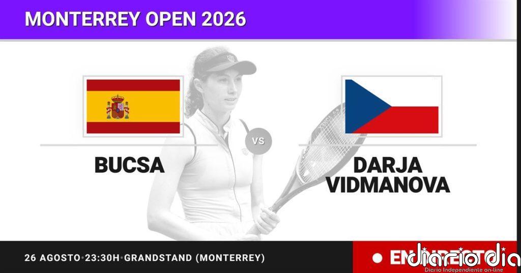 Cristina Bucsa - Darja Vidmanova, en directo hoy: sigue el partido de Monterrey Open