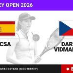 Cristina Bucsa - Darja Vidmanova, en directo hoy: sigue el partido de Monterrey Open