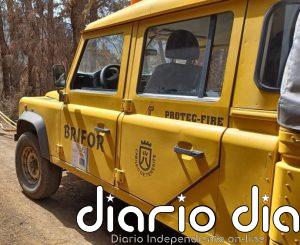 Dan por estabilizado el conato de incendio declarado este lunes en Pinolere, en La Orotava (Tenerife)