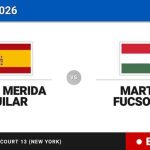 Daniel Merida Aguilar - Marton Fucsovics, en directo hoy: sigue el partido de US Open ATP