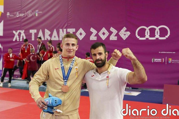 Daniel Nieto, en judo, y Eduardo Blanco, en triatlón, dan dos bronces en Taranto 2026