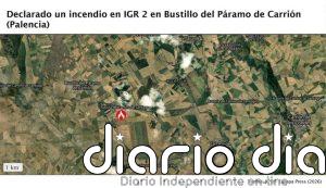 Declarado un incendio de gravedad potencial 2 en Bustillo del Páramo de Carrión (Palencia)