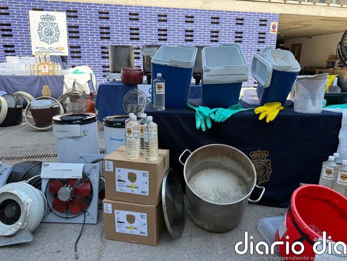 Desarticulada la rama de un cártel que había introducido 2,5 toneladas de metanfetamina en España