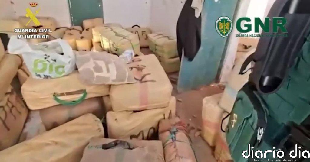 Desarticulada una organización que introducía hachís en España y Portugal a través del río Guadiana