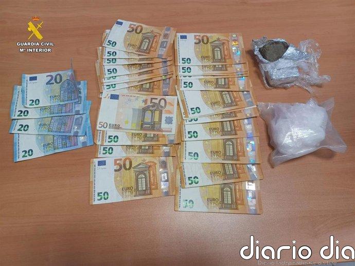 Detenidas tres personas en Calahorra por tráfico de cocaína y de hachís