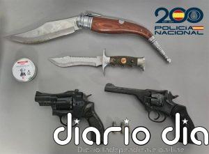 Detenido por circular esgrimiendo un arma de fuego y profiriendo amenazas de muerte