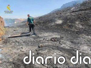 Detenido por originar un incendio forestal cuando usaba una radial en Monteagudo de las Vicarías (Soria)
