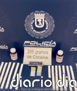Detenidos dos hombres en Tetuán con casi 500 cápsulas de cocaína que simulaban ser complementos alimenticios