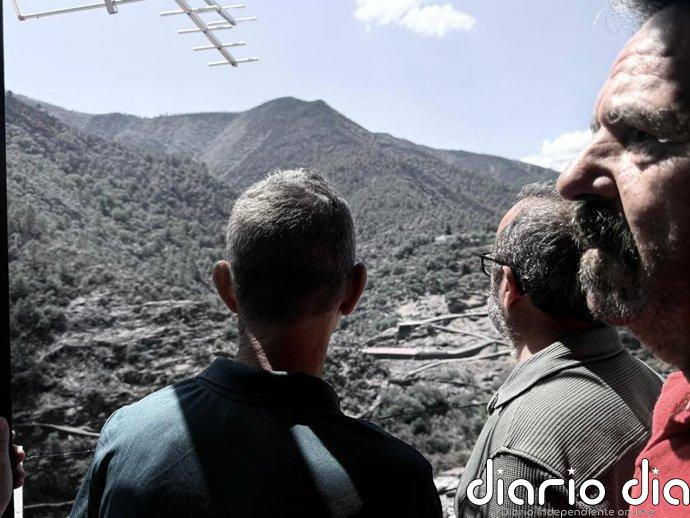 Diputación de Cáceres reafirma su compromiso de acompañar a los municipios del incendio de Las Hurdes en su recuperación