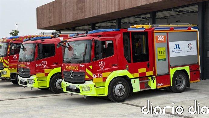 Diputación de Málaga licita por dos millones de euros la compra de un autoescala y dos camiones todoterreno para el CPB