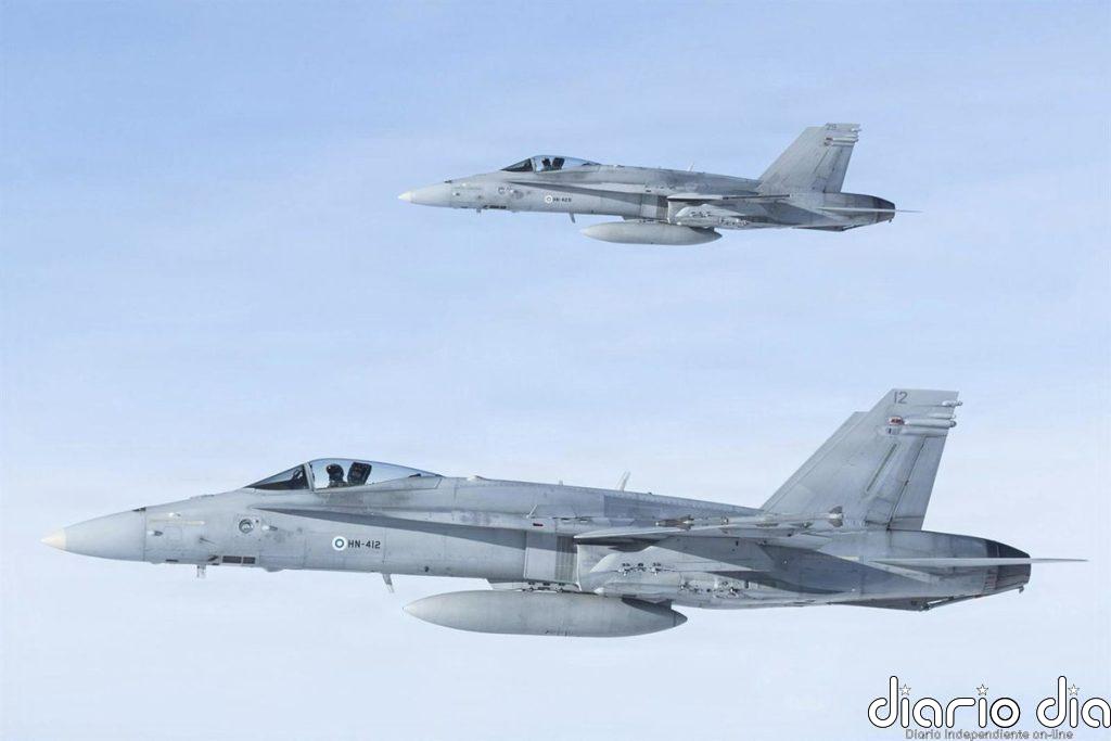 Dos aviones de combate españoles de la OTAN derriban un dron que violaba el espacio aéreo de Rumanía