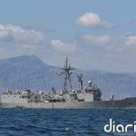 Dos fragatas de la Armada ya operan en la bahía sur de Ceuta