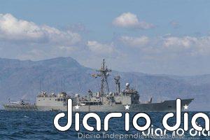 Dos fragatas de la Armada ya operan en la bahía sur de Ceuta