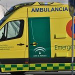 Dos heridos en una colisión múltiple con tres turismos y una moto en la A-7 en Roquetas de Mar (Almería)