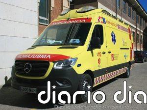 Dos heridos, uno de ellos atrapado, en una colisión entre dos turismos en Garray (Soria)