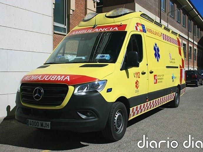 Dos heridos, uno de ellos atrapado, en una colisión entre dos turismos en Garray (Soria)