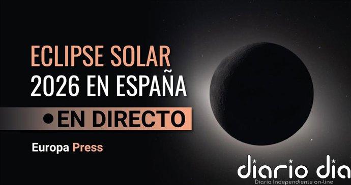 Eclipse solar 2026 en España, en directo: última hora, dónde verlo, horario y seguimiento