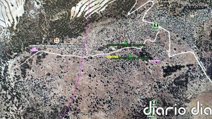 Efectivos del Plan Infomur trabajan en un incendio forestal en Moratalla
