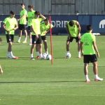 El Atleti se entrena antes de viajar a Corea del Sur