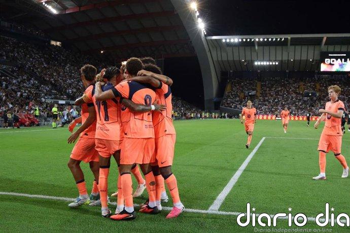 El Barça sigue a medio gas contra el Forest y Udinese
