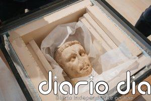 El busto del emperador Claudio regresa a Calatayud 364 años después de que lo encontrara un agricultor