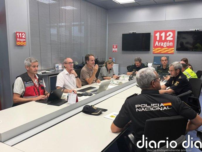 El CECOPI acuerda el realojo, este miércoles, de los vecinos de siete localidades afectadas por el incendio de Riglos
