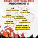 El colectivo 'Nuestra tierra vuelve a arder' se moviliza el viernes en CyL por "un cambio radical en gestión forestal"