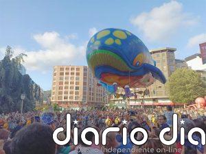El desfile de la Ballena de Bilbao provocará cortes progresivos de circulación en Gran Vía y adyacentes este domingo