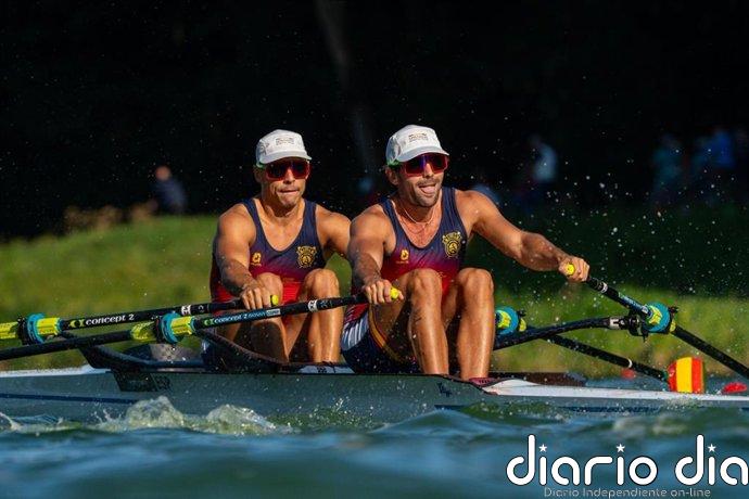 El doble scull y el cuatro scull españoles se meten en semifinales del Mundial