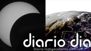 El eclipse permitió observar una protuberancia al lado izquierdo del Sol, según el IGN