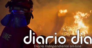 El fuego de Las Peñas de Riglos avanza sin control hacia el Monasterio de San Juan de la Peña (Huesca)