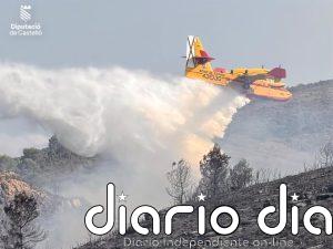 El fuego de Segorbe afecta a 423 hectáreas de superficie en un perímetro de 11,4 kilómetros