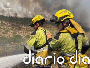 El fuego de Segorbe afecta a 633 hectáreas de superficie en un perímetro de 15 kilómetros